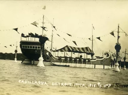 Postcard - Cadillaqua, Detroit, Mich, 1912