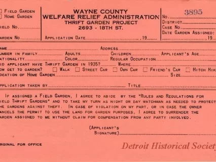 Application, Registration