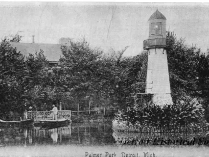 Postcard - Palmer Park, Detroit, Mich.