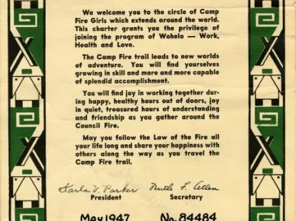 Poster - Charter of the Moki Tawanki