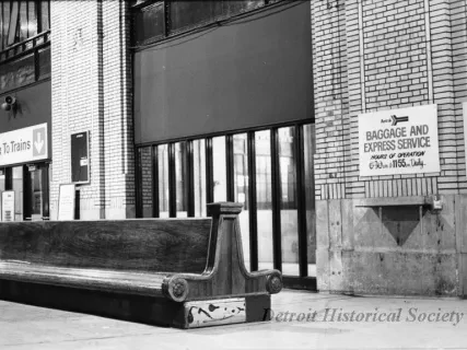 Print, Photographic - Waiting Area, Train Station - Detroit