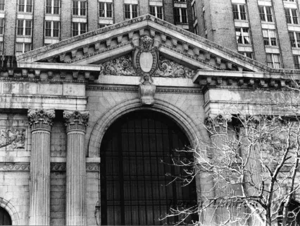 Print, Photographic - Front Entrance, Train Station