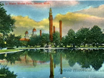 Postcard - In Water Works Park, Detroit, Mich. - In Water Works Park, Detroit, Mich.