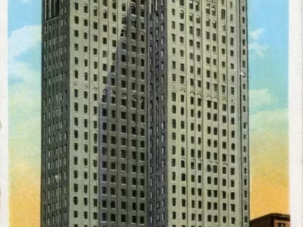 Postcard - Buhl Building, Detroit, Mich.