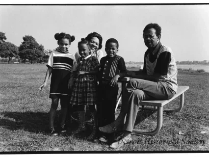 Print, Photographic - Family on Belle Isle