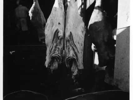 Print, Photographic - Unloading Beef Truck, Eastern Market