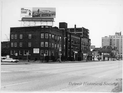 Print, Photographic - Woodward Clinic, Storefronts, Woodward Ave.