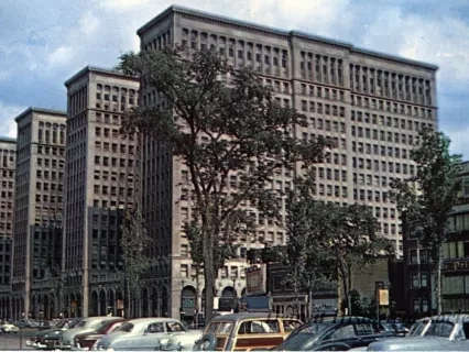 Postcard - General Motors Building