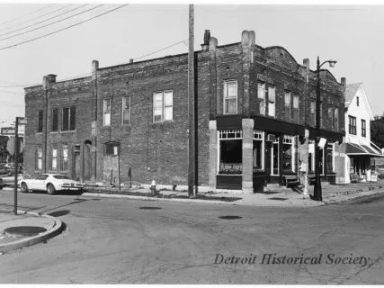 Print, Photographic - The Plaza Cafe and Clementine's Kitchen, Looking Southwest