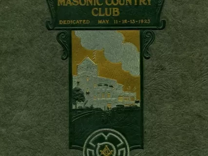 Booklet - Detroit Masonic Country Club, Dedicated May 11-12-13 1923
