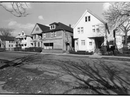 Print, Photographic - East Side of St. Aubin Between Hendrie and Palmer