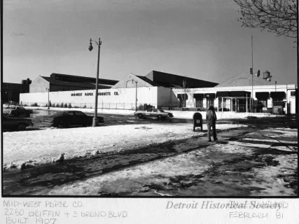 Print, Photographic - Mid-West Paper Co., 2250 Griffin & E. Grand Blvd.; Built 1907
