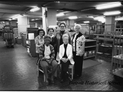 Print, Photographic - Hudson's Wrapping Department Workers