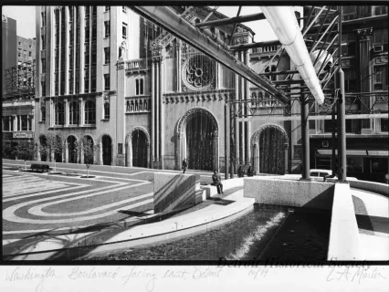 Print, Photographic - Washington Boulevard Facing East, Detroit