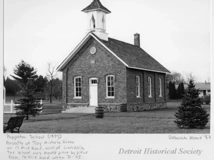 Print, Photographic - Poppleton School (1877)