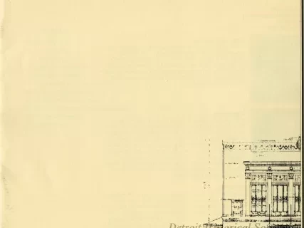 Booklet - A Study Relating to the Projected Use of Orchestra Hall and its Economic Feasibility