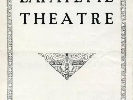 Program, Theater - The Theatregoer, A Magazine for the Playgoer