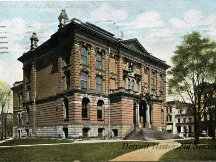 Postcard - Detroit, Mich., Public Library.