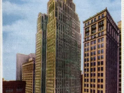 Postcard - The Penobscot Building, Detroit, Mich.