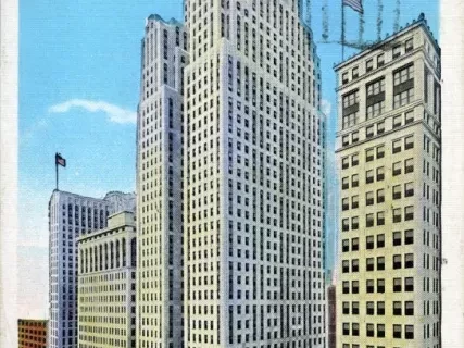 Postcard - Penobscot Building, Detroit, Mich.