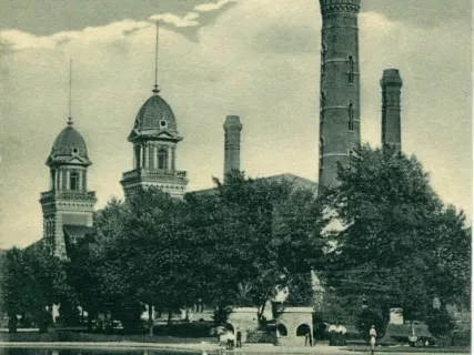 Postcard - Water Works Park, Detroit, Mich.