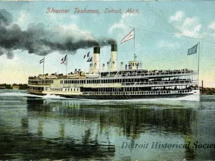 Postcard - Steamer Tashmoo, Detroit, Mich.
