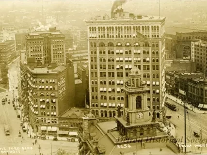 Postcard - From the Ford Bldg. Detroit
