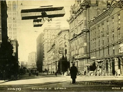 Postcard - Griswold St., Detroit