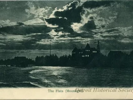Postcard - The Flats (Moonlight)