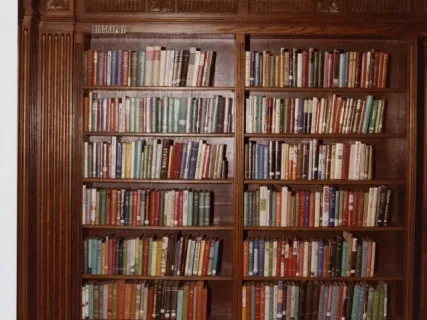 Print, Photographic - Bookcase, Fordson High Library