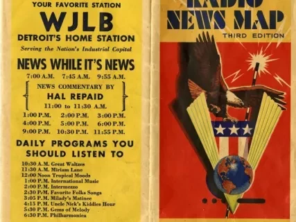Map - WJLB International Radio News Map 3rd Edition