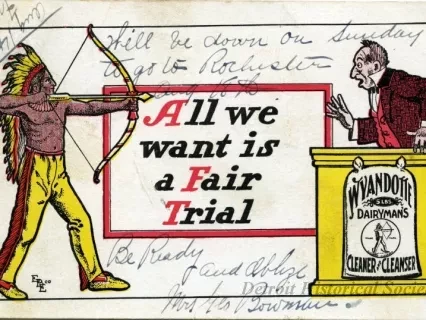 Postcard - All we want is a Fair Trail