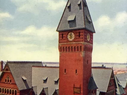 Postcard - Michigan Central Depot, Detroit, Mich.