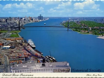Postcard - Detroit River Panorama