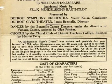 Program, Theater