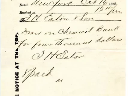 Telegram - The Western Union Telegraph Company