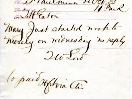 Telegram - The Western Union Telegraph Company