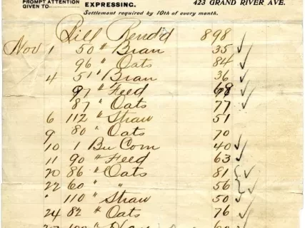 Invoice - Samuel S. Kerr & Company 
Monthly Statement