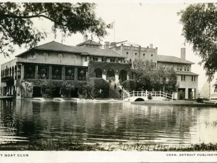 Postcard - Detroit Boat Club