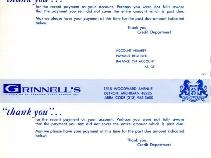 Notecard - Grinnell's