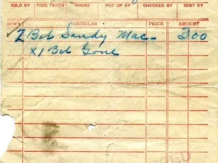 Bill-of-sale - O'Brien & Company