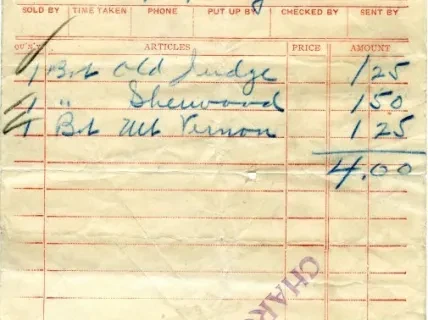 Bill-of-sale - O'Brien & Company