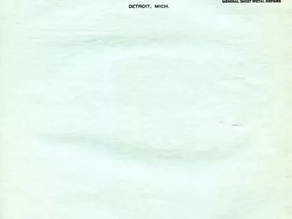 Paper, Letterhead - Albert F. Pudrith Company
