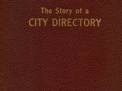 Binder, Ring - The Story of a City Directory