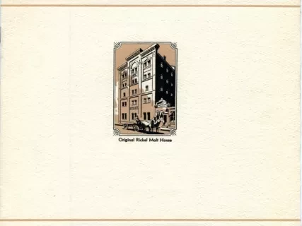 Booklet - Highlights of Detroit Industrial History
No. 11, H. W. Rickel & Company