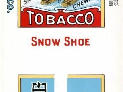 Wrapper - Snow Shoe Dark Long Cut Smoking or Chewing Tobacco