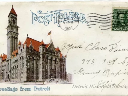Post Folder - Greetings from Detroit