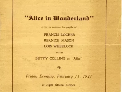 Program, Theater