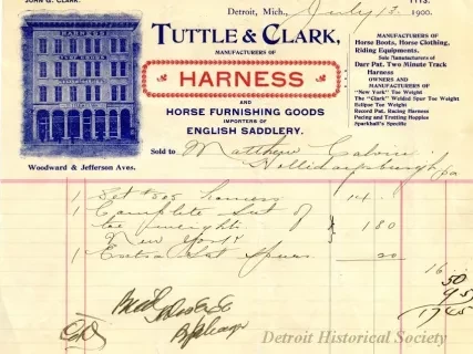 Bill-of-sale - Tuttle & Clark