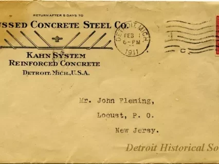 Envelope - Trussed Steel Company